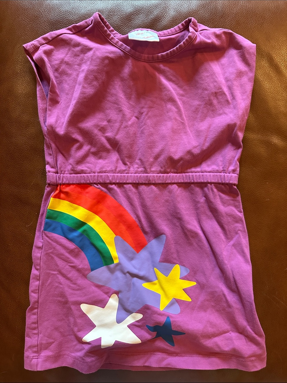 Hanna Andersson Purple Rainbow Star Dress